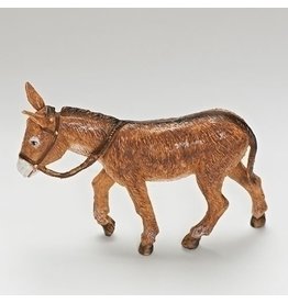 Fontanini Fontanini - Donkey, Standing with Cross Hair (5" Scale)