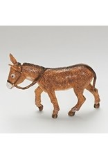 Roman Fontanini - Donkey, Standing with Cross Hair (5" Scale)