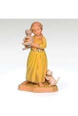 Fontanini Fontanini - Filia, Girl with Cats (5" Scale)