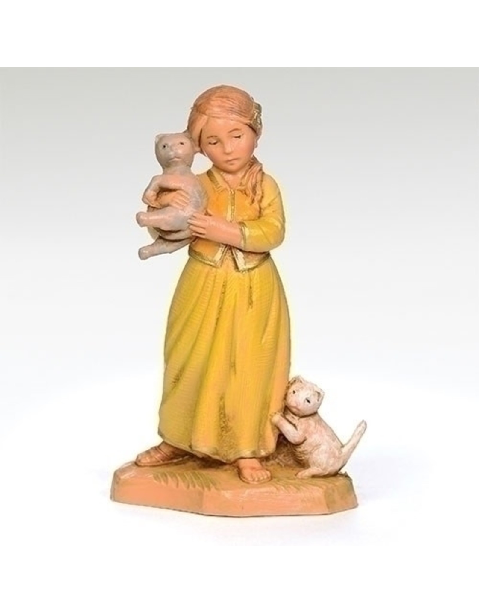 Fontanini Fontanini - Filia, Girl with Cats (5" Scale)