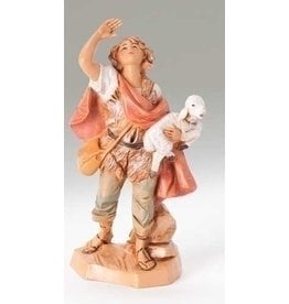 Fontanini Fontanini - Micah, Shepherd with Lamb (5" Scale)