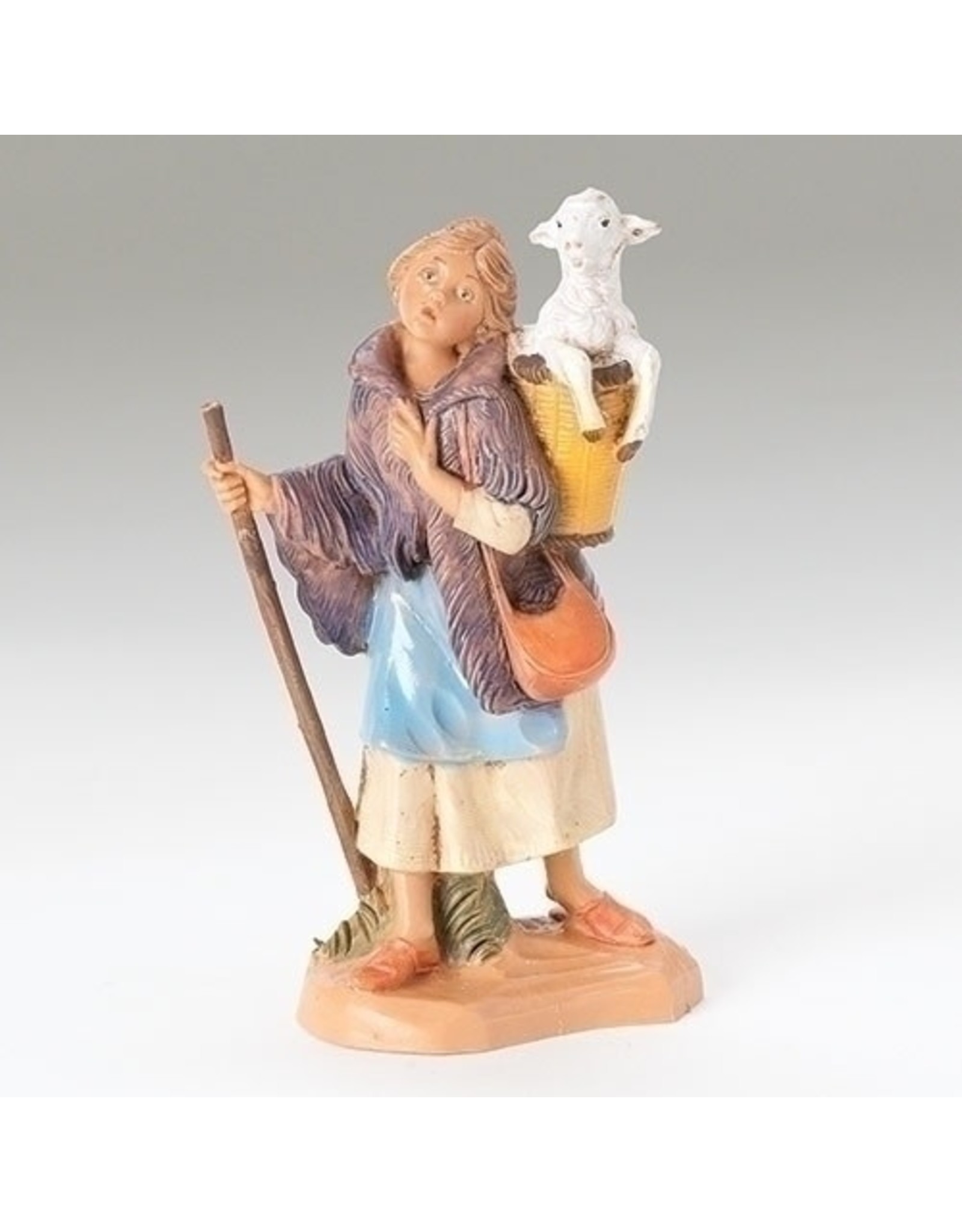 Fontanini - Miriam, Shepherdess with Lamb (5" Scale)