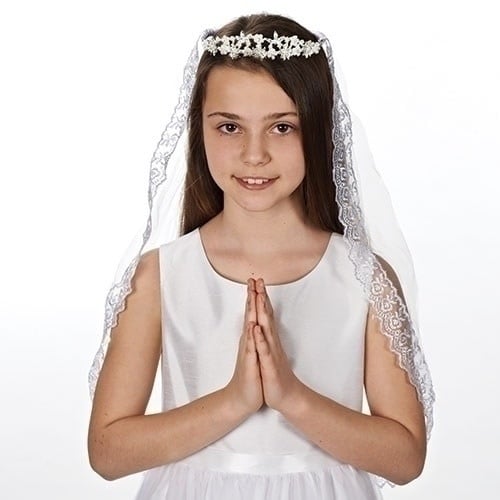 Roman First Communion Veil Emily