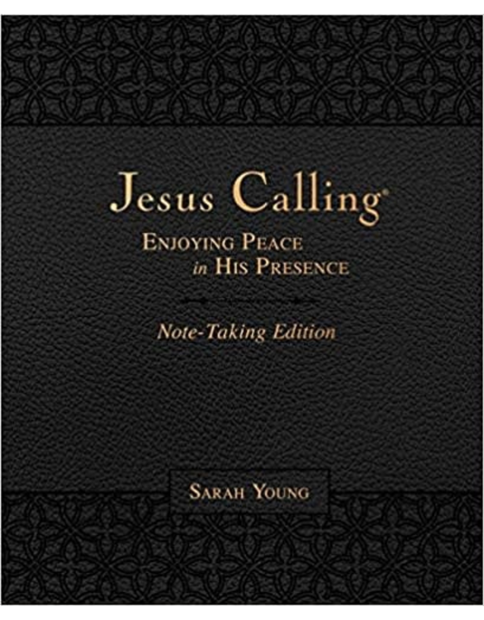Thomas Nelson Jesus Calling Note-Taking Edition, Leathersoft, Black, with Full Scriptures