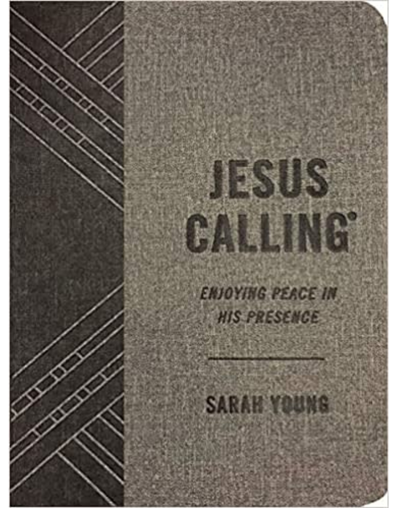 Thomas Nelson Jesus Calling, Textured Gray Leathersoft, with Full Scriptures