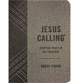 Thomas Nelson Jesus Calling, Textured Gray Leathersoft, with Full Scriptures