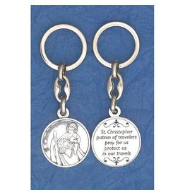 Lumen Mundi Keychain - St. Christopher Token