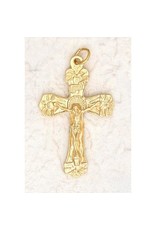 Cross Medal, Gold Tone, 24" Chain