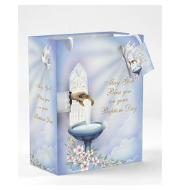 Lumen Mundi Baptism Gift Bag - Baptismal Font (Extra Small)
