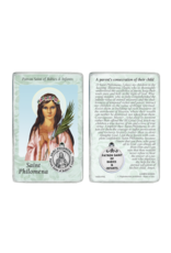 Lumen Mundi Holy Card with Medal