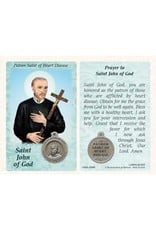 Lumen Mundi Holy Card with Medal