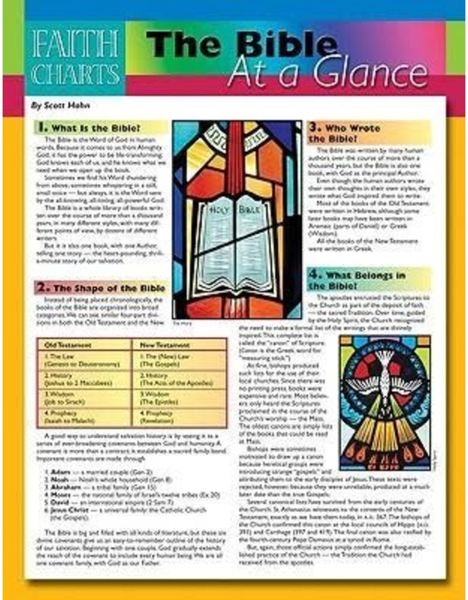 OSV (Our Sunday Visitor) Faith Charts: The Bible at a Glance