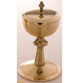 Alviti Creations Ciborium-10"-200 Capacity-Gold