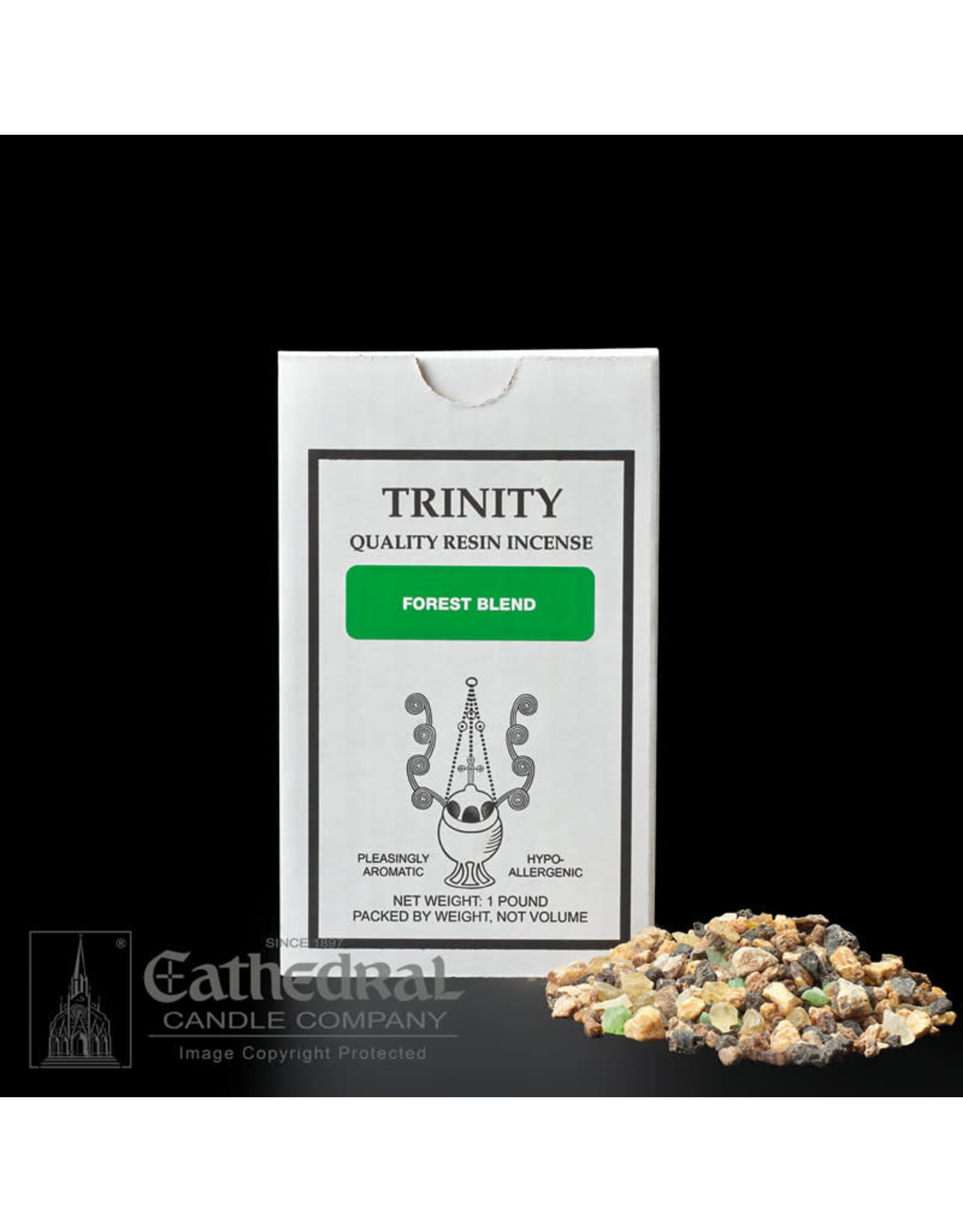 Cathedral Candle Incense - Trinity - Forest (1 lb)