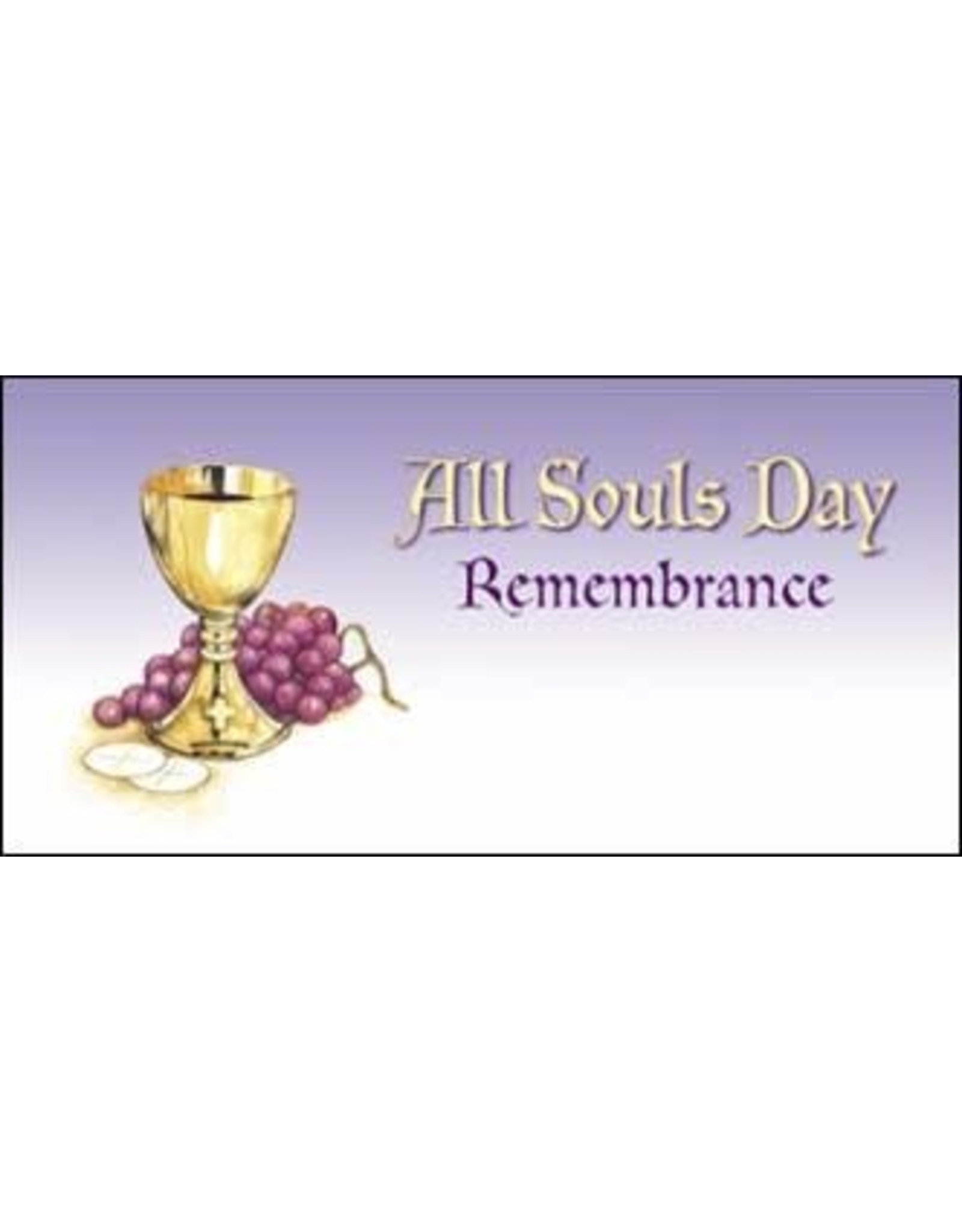 Offering Envelopes - All Souls Day, Chalice with Grapes(100)