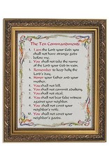Gerffert The Ten Commandments Framed Picture 11x13