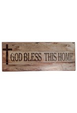 Christian Brands God Bless This Home Plaque