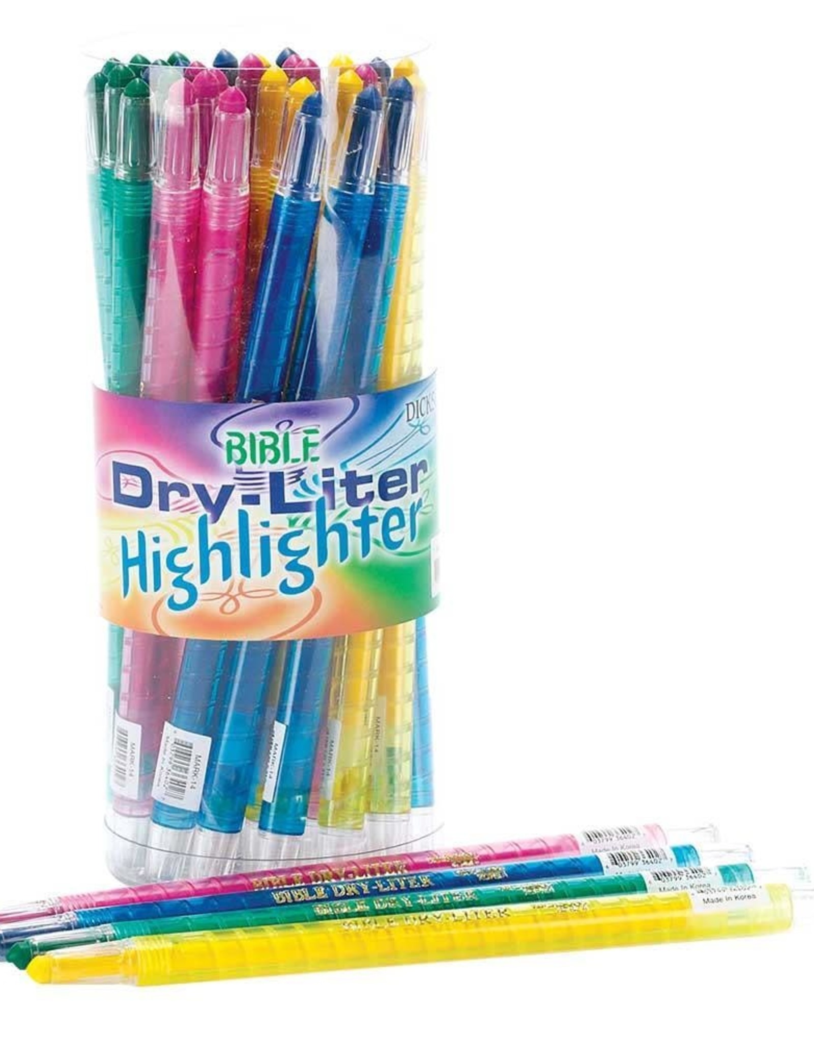 Bible Dry-Liter Highlighter Assorted Colors