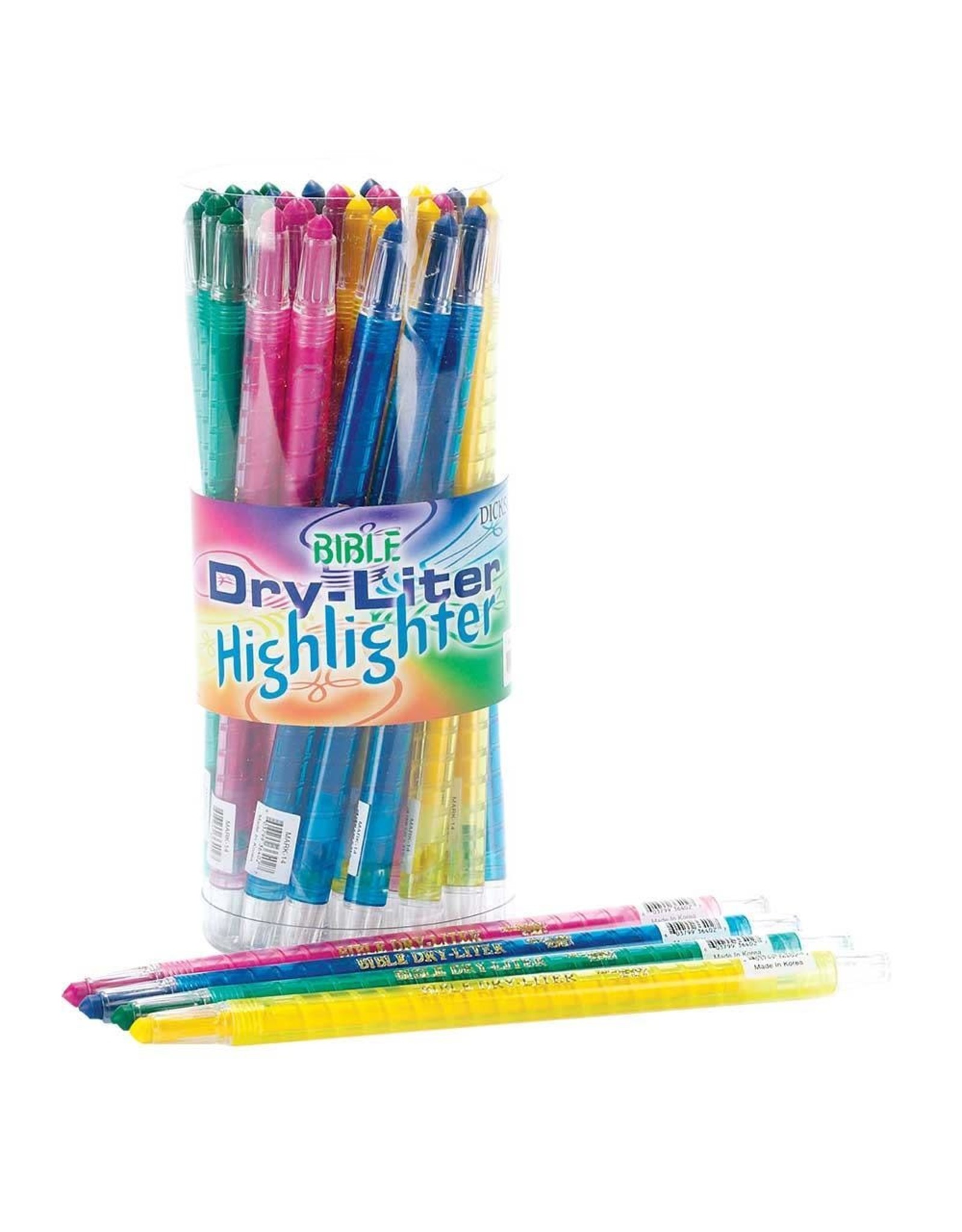 Dicksons Bible Dry-Liter Highlighter Assorted Colors (each)