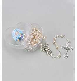 Malhame Regina Baptism Rosary/Box Pearl