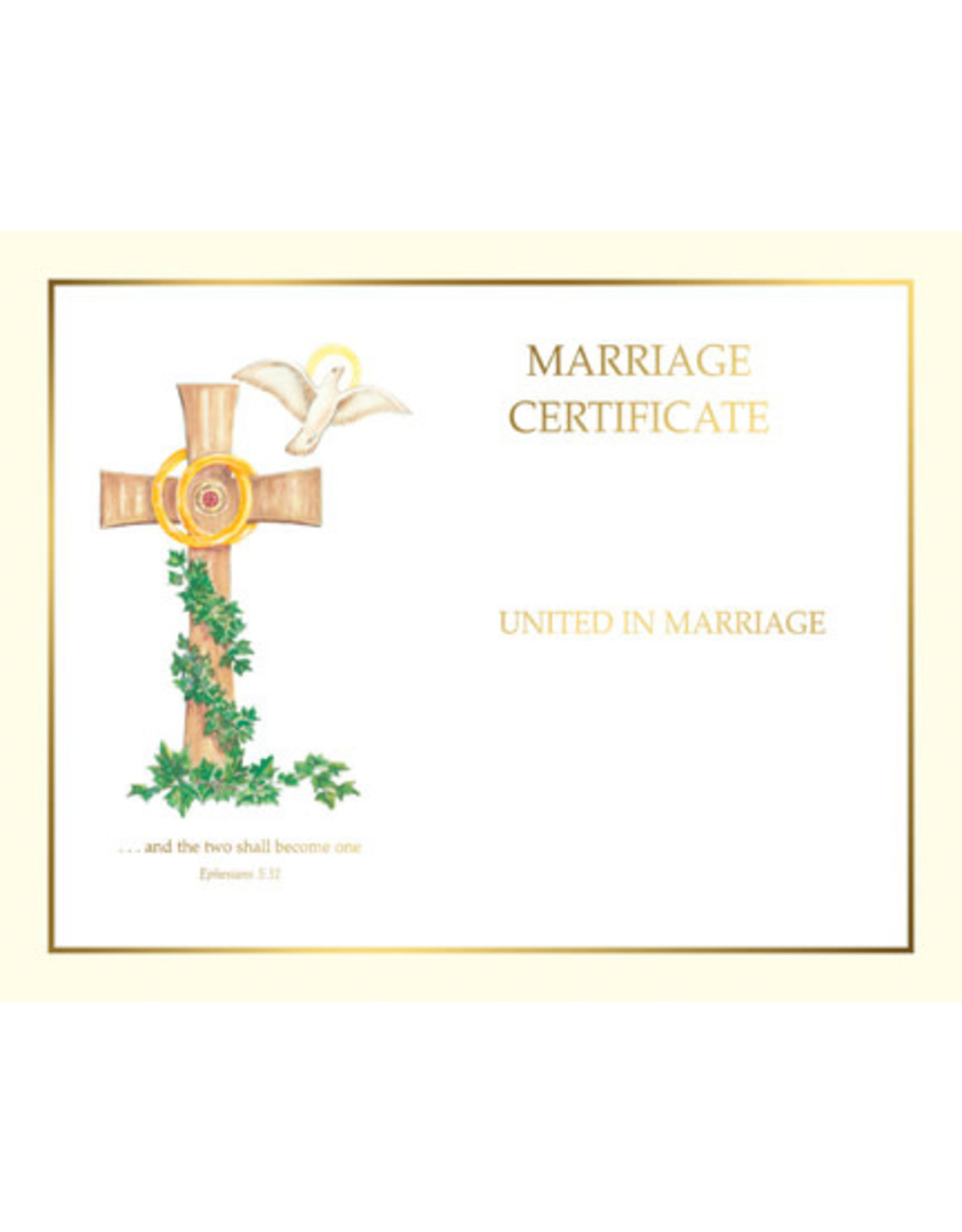 Barton Cotton Certificates - Marriage, Create-Your-Own (50)