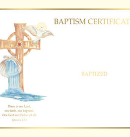 Create Your Own Baptism Certificates (50)