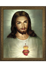 Nelson Art Sacred Heart of Jesus (Traditional) Framed Art Picture