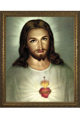 Nelson Art Traditional Sacred Heart of Jesus Picture - Framed Art