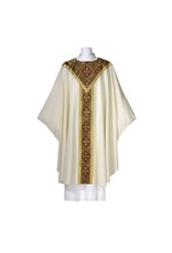 Arte Grosse Chasuble - Saxony Collection - White - Europa Fabric