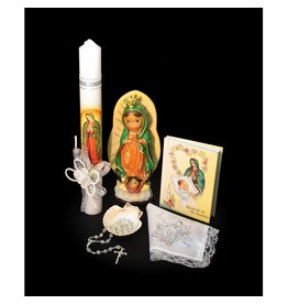 Baptism Set (Spanish), Our Lady of Guadalupe with Statue