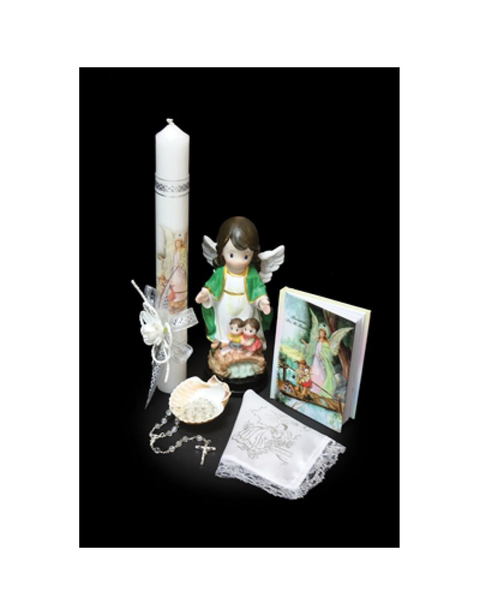 San Francis Baptism Set - Guardian Angel with Statue