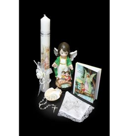 Baptism Set (English), Guardian Angel with Statue