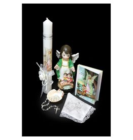 San Francis Baptism Set - Guardian Angel with Statue