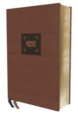 Zondervan NIV Grace & Truth Study Bible, Soft Brown Leather-Look
