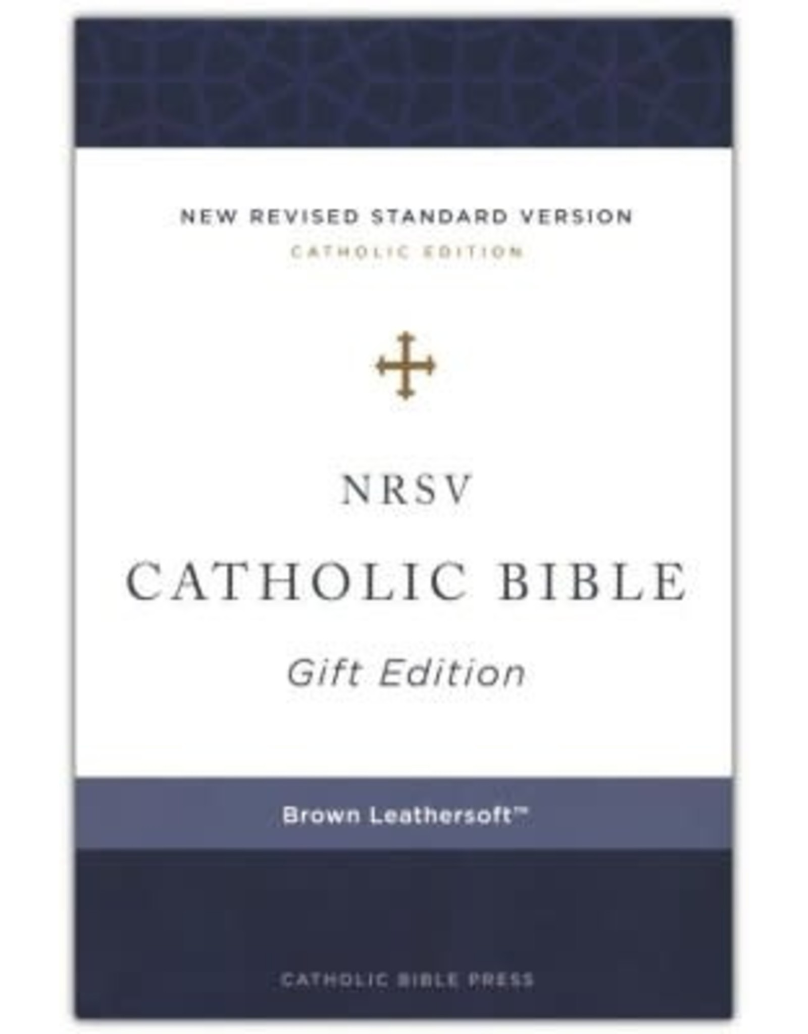 Catholic Bible Press NRSV Catholic Bible, Gift Edition,  Leathersoft Brown