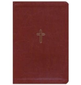 Zondervan NASB 1995 Large-Print Thinline Bible, Soft Leather-Look Brown (Indexed)