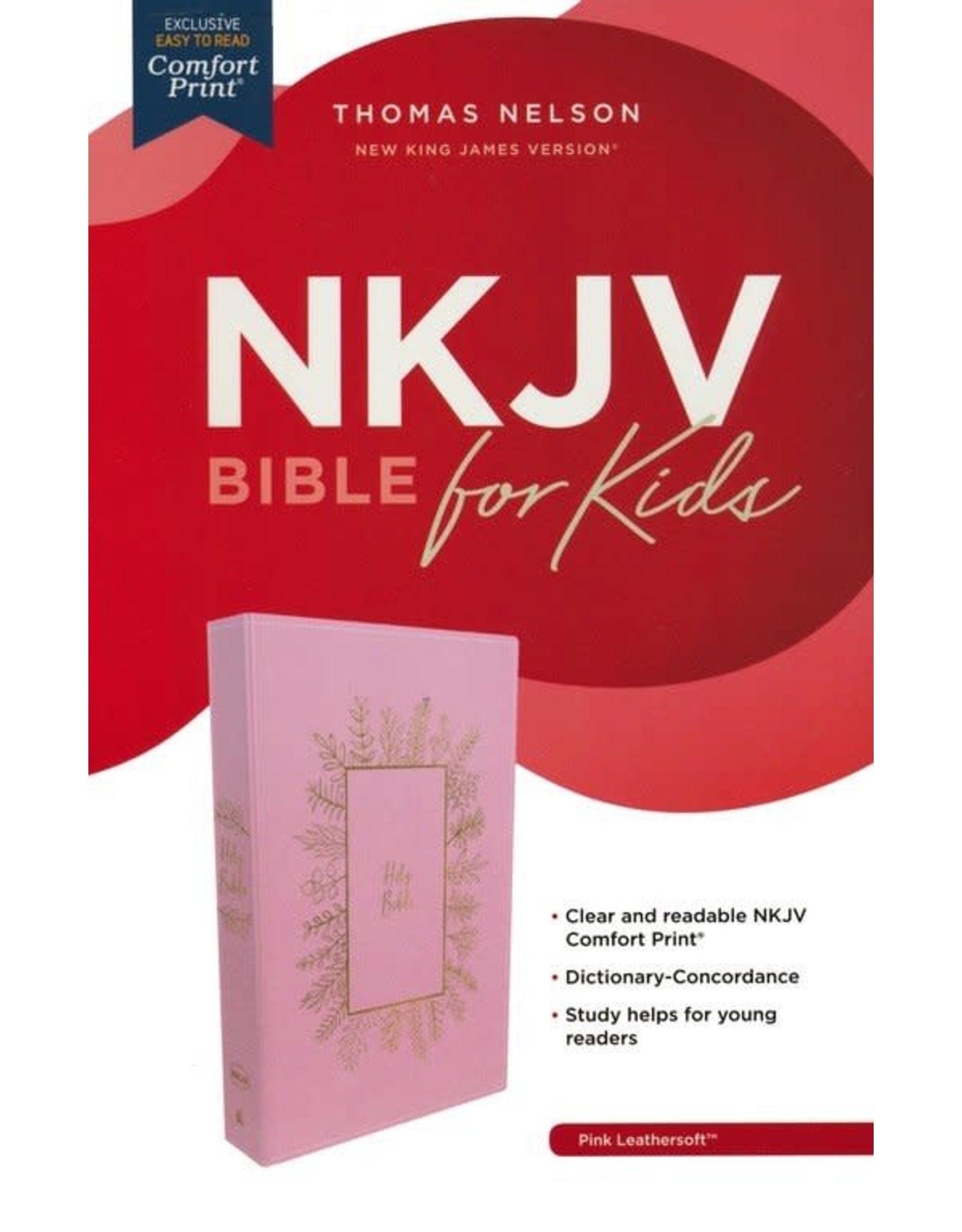 NKJV Holy Bible for Kids, Soft Leather-Look (Pink)