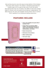 NKJV Holy Bible for Kids, Soft Leather-Look (Pink)