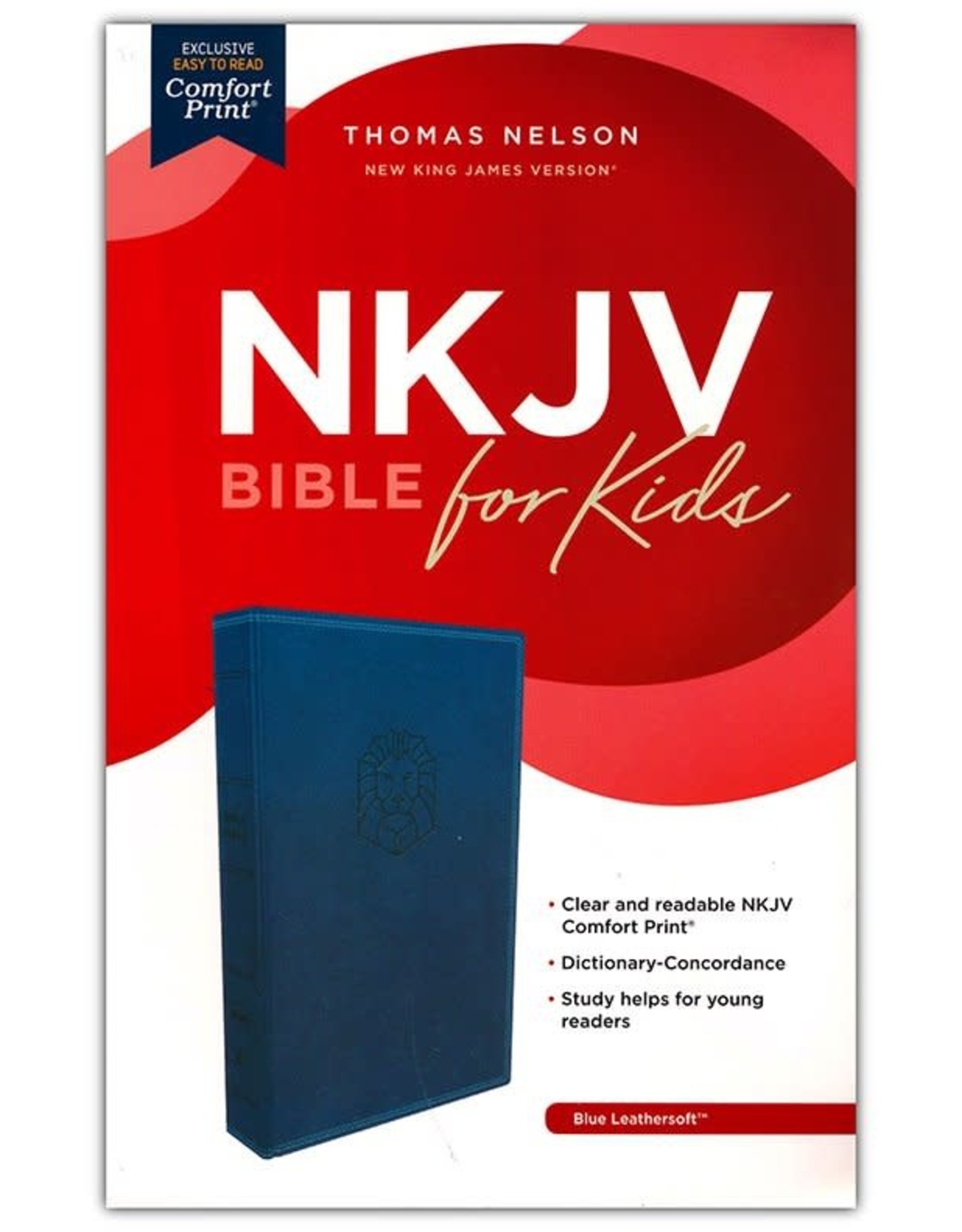 NKJV Holy Bible for Kids, Soft Leather-Look (Blue)