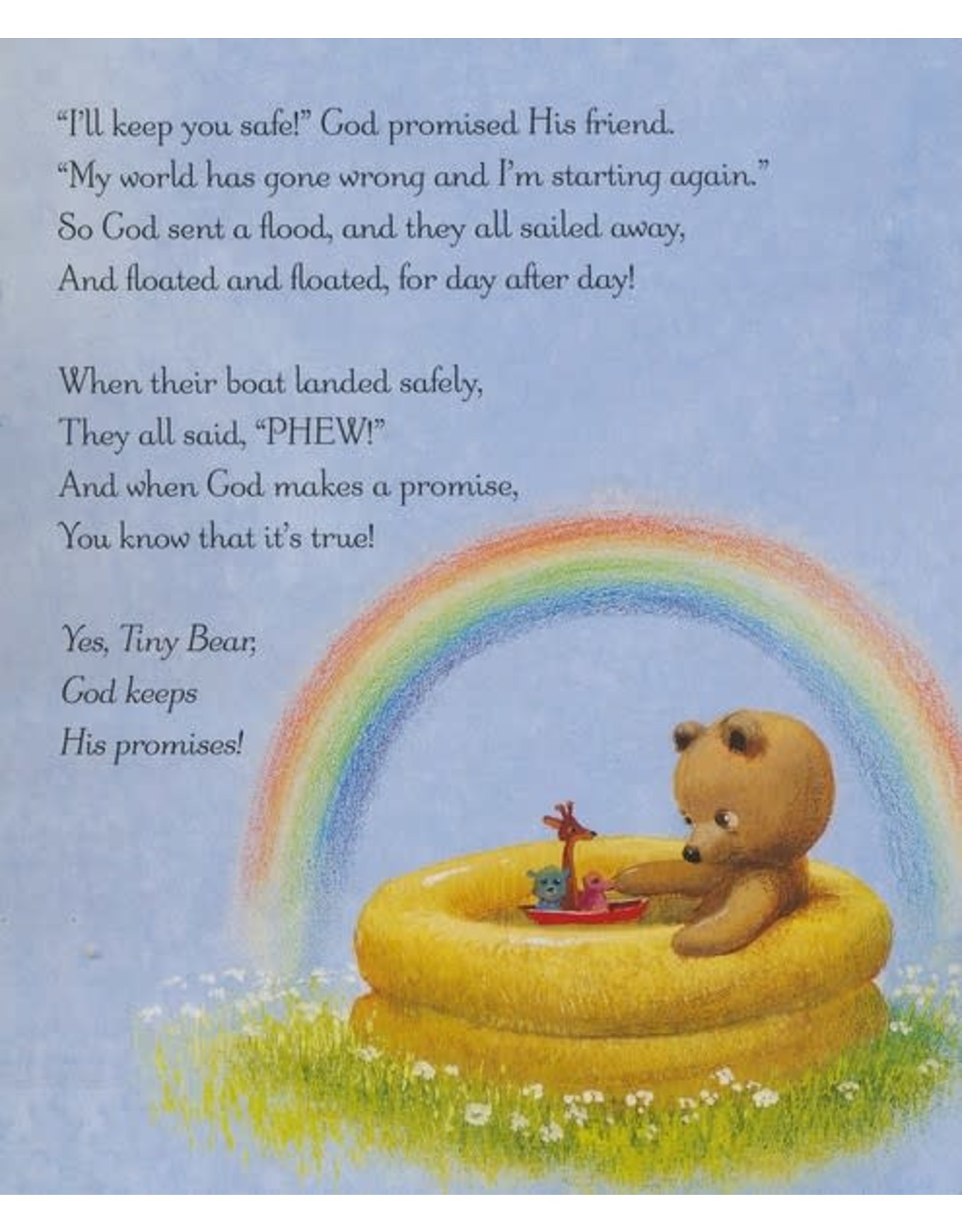 Zonderkidz Tiny Bears Bible, Blue, Board Book