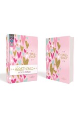 NIV Heart of Gold Comfort Print Holy Bible, Hardcover