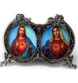 Sacred & Immaculate Hearts Double Frame