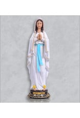 Malhame Regina Our Lady of Lourdes Statue 12"