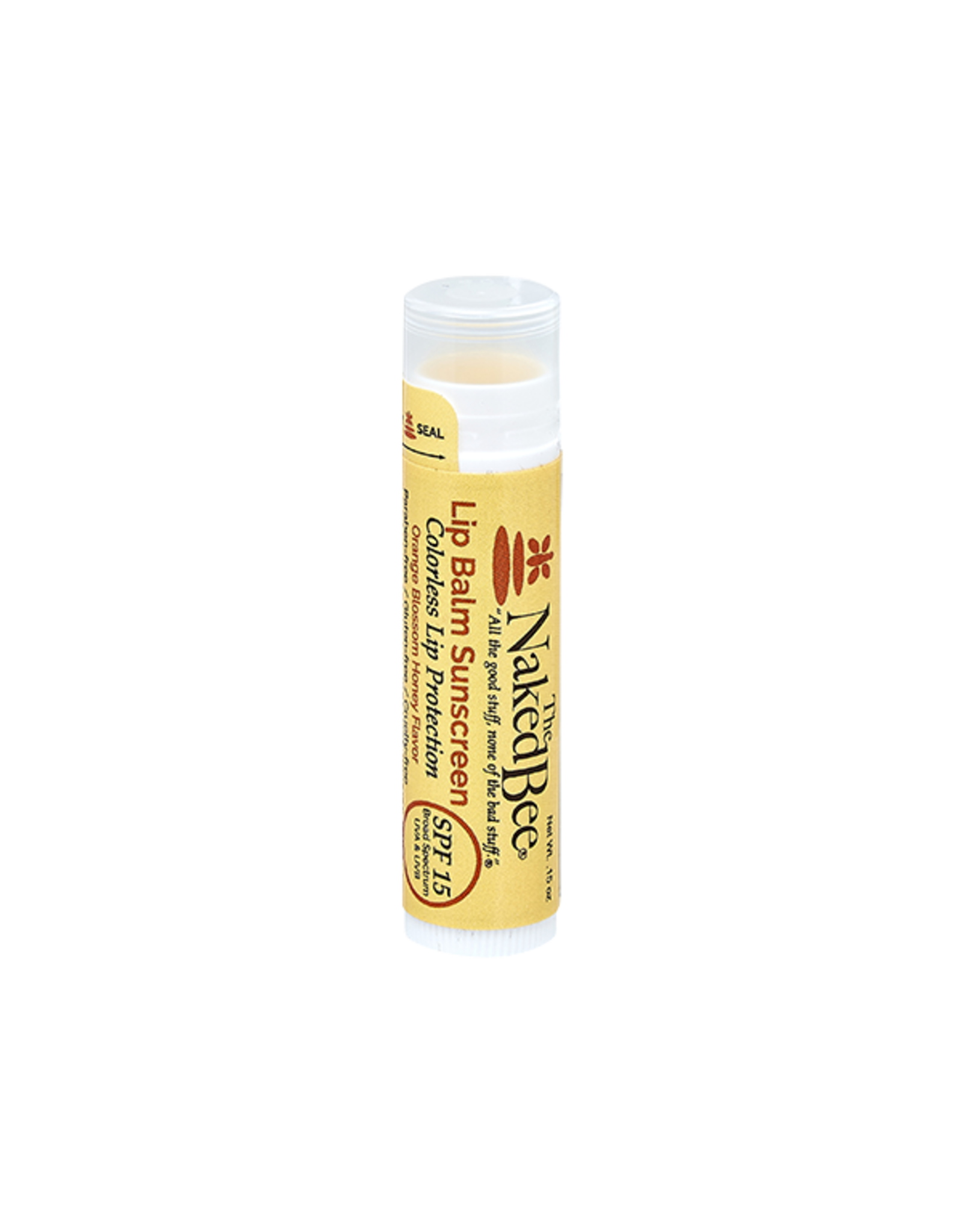The Naked Bee The Naked Bee - Orange Blossom Honey SPF 15 Tinted Lip Balm - Colorless