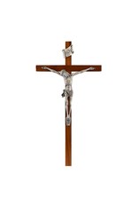 Jeweled Cross 10" Walnut Crucifix