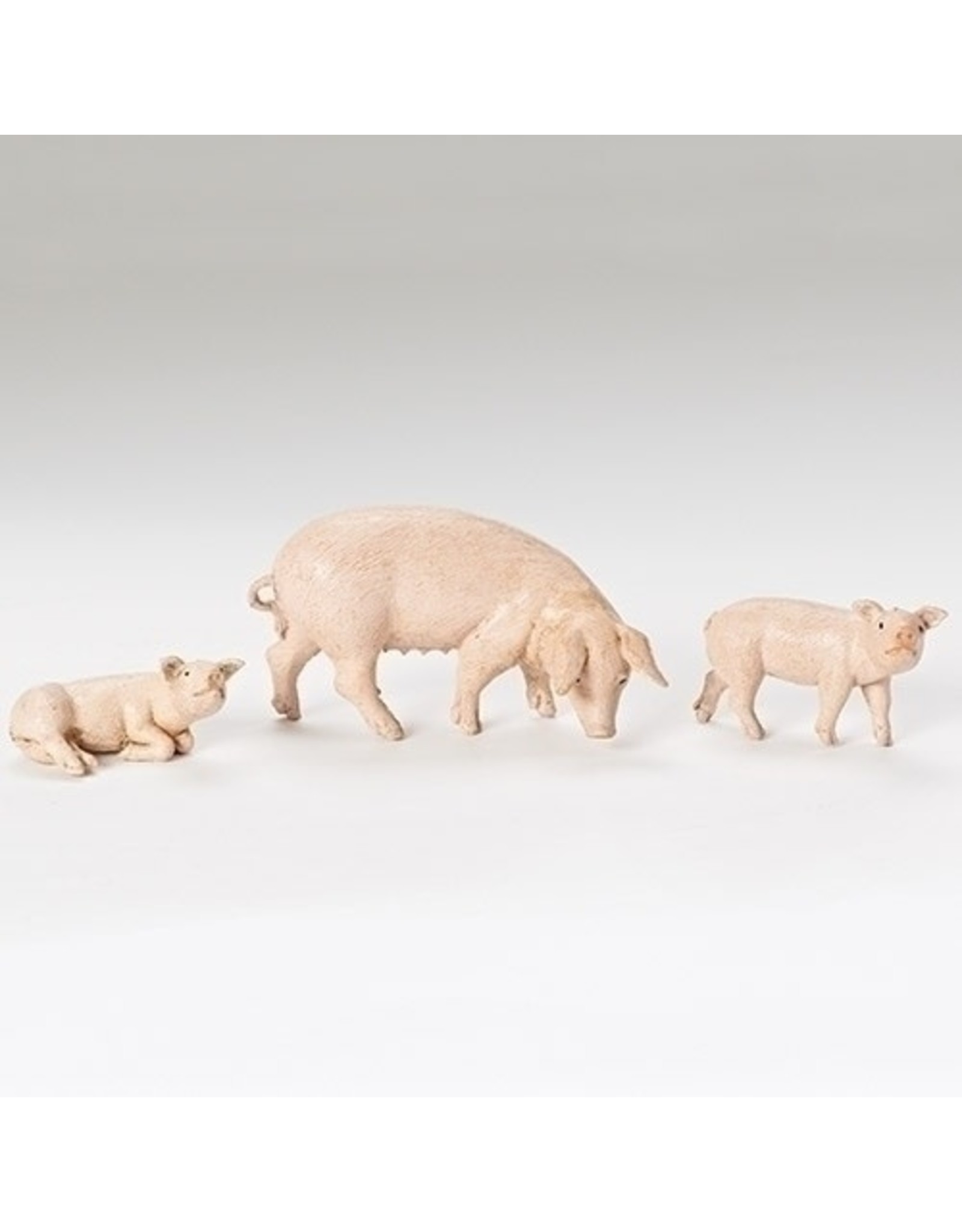 Fontanini Fontanini - Pig Family, 3pc Set (5" Scale)