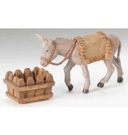 Fontanini Fontanini - Mary's Donkey, 3pc Set (5" Scale)