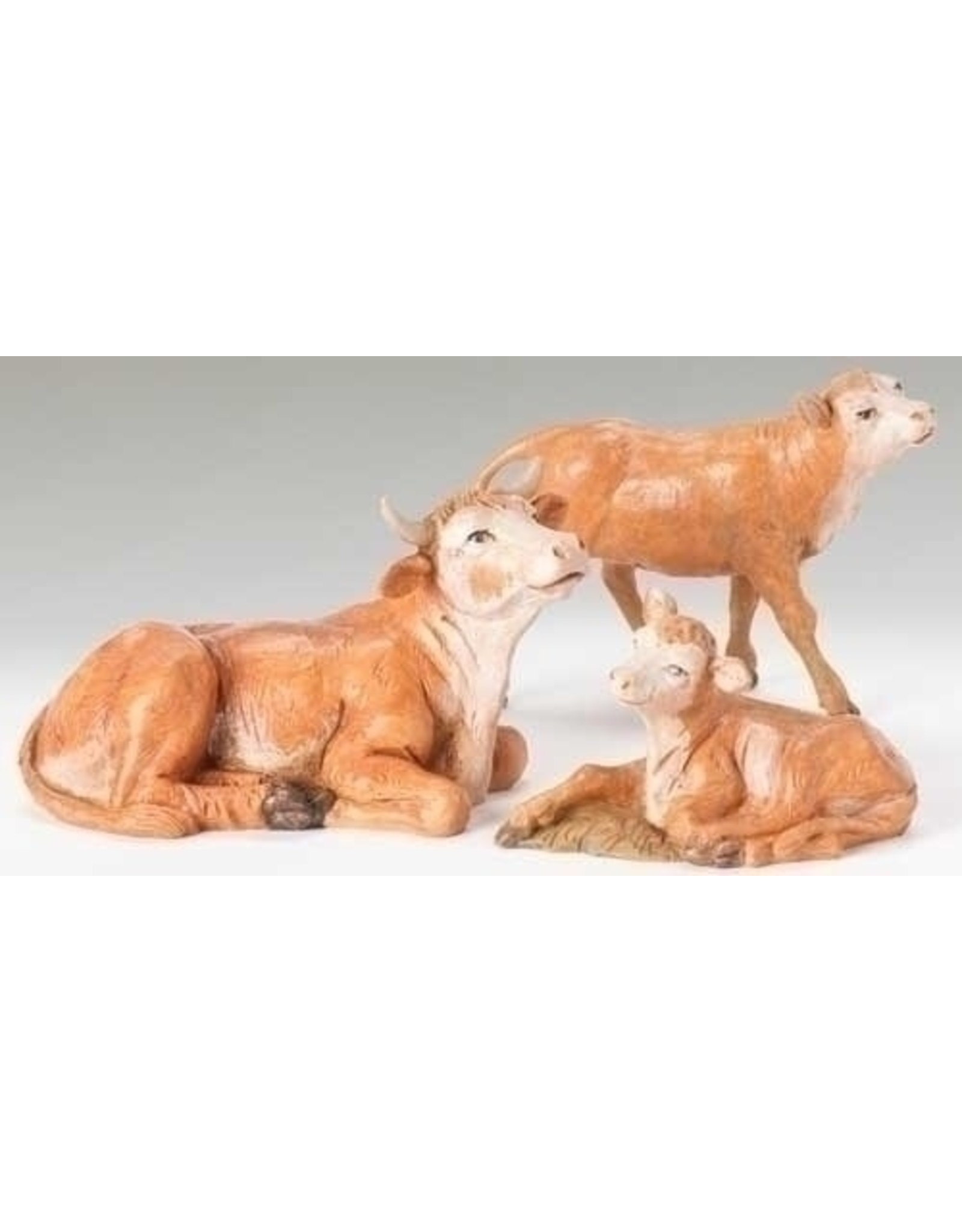 Fontanini Fontanini - Ox Family, 3pc (5" Scale)