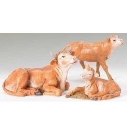 Fontanini Fontanini - Ox Family, 3pc (5" Scale)