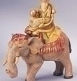 Fontanini - Gaspar on Elephant (5" Scale)